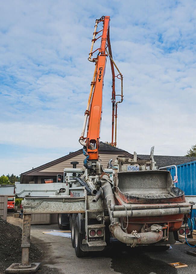 residential concrete pumping